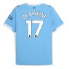 Manchester City De Bruyne 17 Hjemme 2025-26 - Herre Fotballdrakt